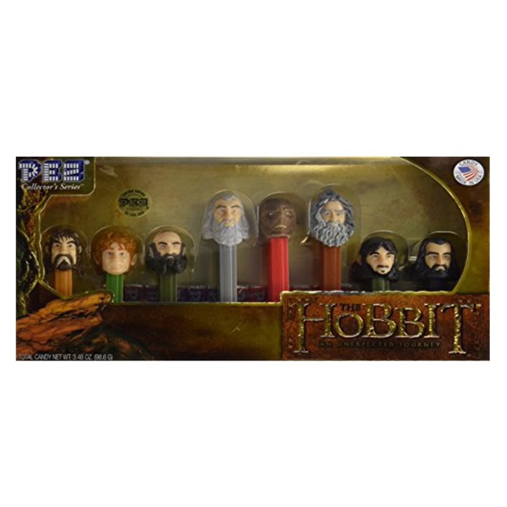🆕 The Hobbit PEZ Candy Dispensers: 8 Piece Collector's Series